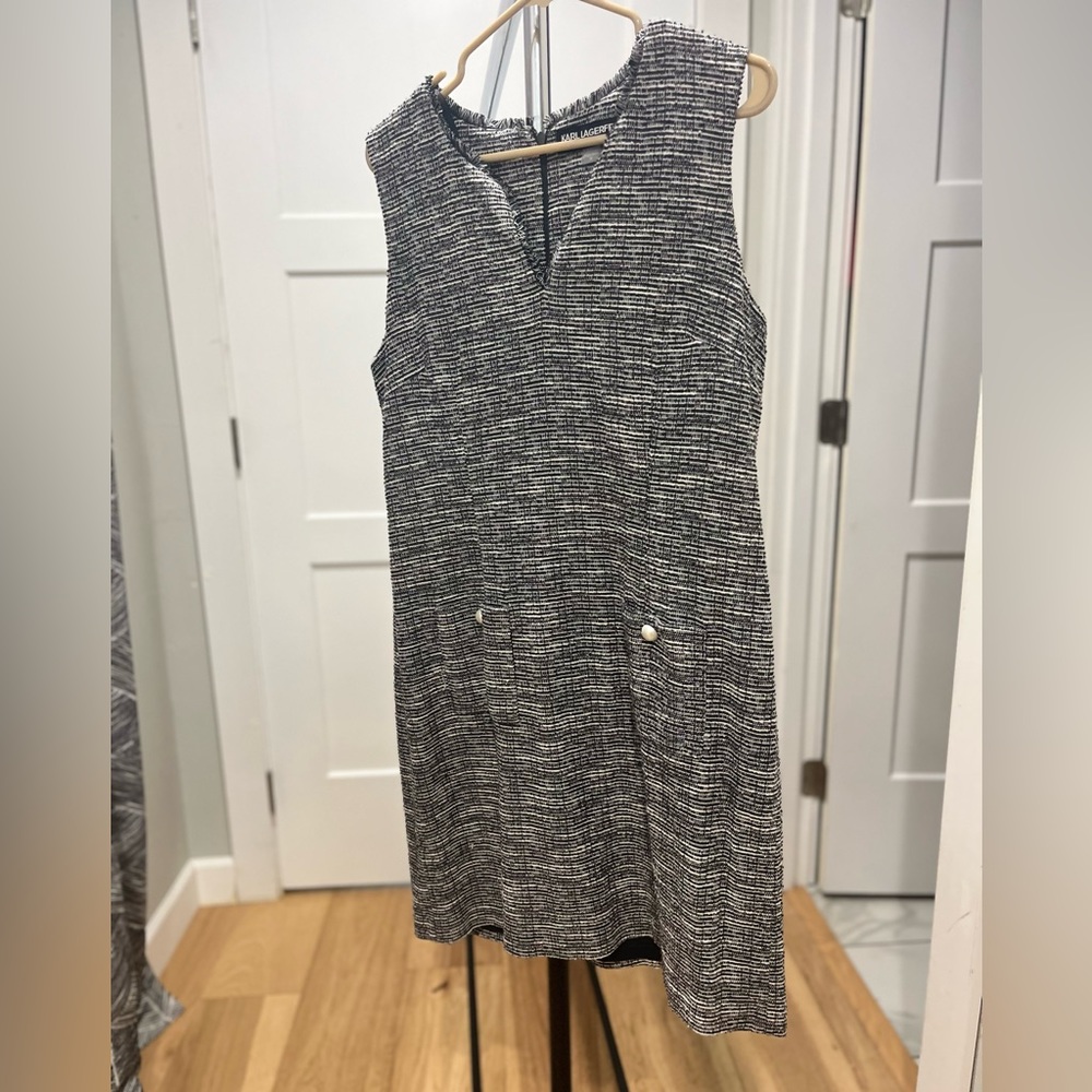 Karl Langerfeld tweed dress
